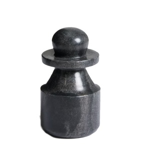 Decoratiune gri din marmura 15 cm Elvora Kave Home