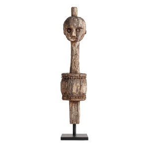 Decoratiune maro din lemn 74 cm Leye Vical Home