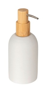 Dispenser sapun lichid alb/maro din fibre sintetice 250 ml Altavalle Wenko