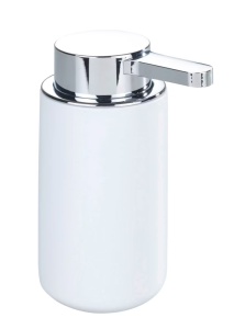 Dispenser sapun lichid pentru perete alb din plastic 250 ml Woya Wenko