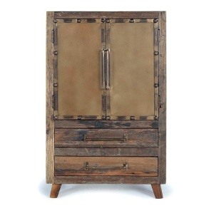 Dulap maro din lemn 120 cm Chest Giner y Colomer