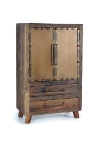 Dulap maro din lemn 120 cm Sunderland Giner y Colomer