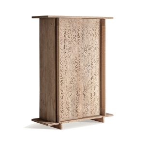 Dulap maro din lemn 180 cm Jacquard Vical Home