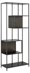 Etajera din metal neagra 185 cm Seaford Bitt Quiet Object