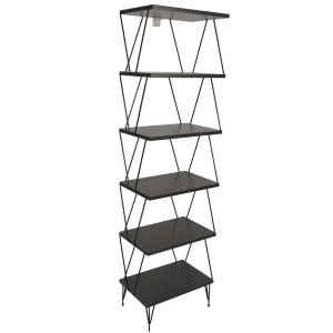 Etajera gri antracit 165 cm Balaban The Home Collection