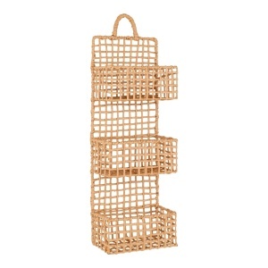 Etajera pentru perete maro din metal 70 cm Sines House Nordic