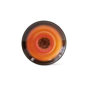 Farfurioara multicolora din ceramica 12 cm 70s Slow Roast HKliving
