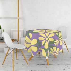 Fata de masa multicolora din fibre sintetice 160 cm Tblc 5 The Home Collection