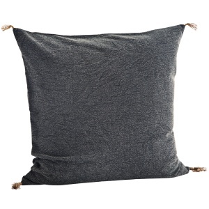 Fata de perna gri antracit din bumbac 50x50 cm Max Madam Stoltz