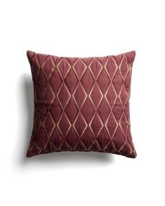 Fata de perna maro din catifea 45x45 cm Branel Kave Home