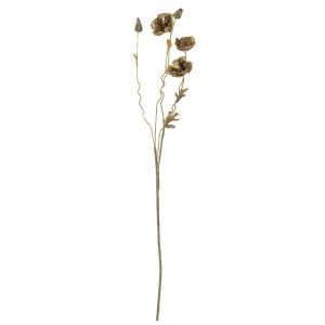 Floare artificiala maro din fibre sintetice 104 cm Poppy Bloomingville