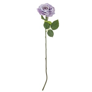 Floare artificiala mov din fibre sintetice 66 cm Rose Bloomingville