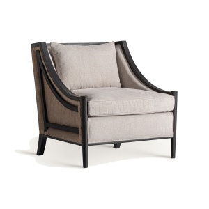 Fotoliu bej din textil Seyches Vical Home