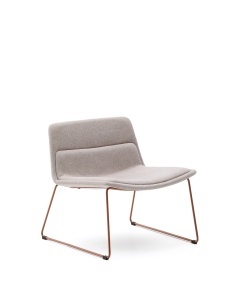 Fotoliu crem din textil Zahara Kave Home