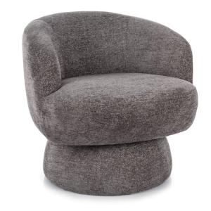 Fotoliu gri din textil Cosmic The Home Collection