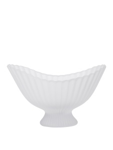 Fructiera alba din sticla 31x41 cm Fountain Ferm Living