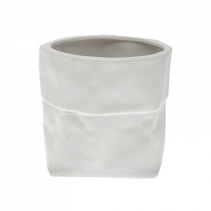 Ghiveci alb din ceramica 20 cm Friday Versa Home