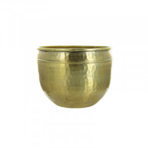 Ghiveci auriu din aluminiu 23 cm Aydın Lifestyle Home Collection