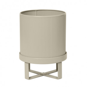 Ghiveci cu suport crem din metal 18 cm Bau Ferm Living