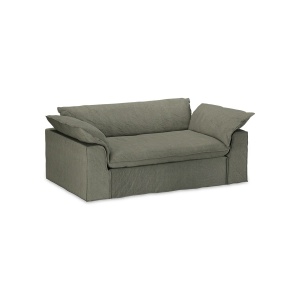 Husa pentru canapea verde army din textil 204 cm Nomad HKliving