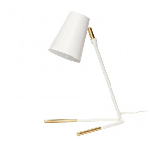 Lampa birou alba din metal 46 cm Lines Hubsch