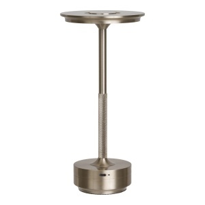 Lampa birou argintie din metal 29 cm Lyneham House Nordic