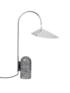 Lampa de birou argintie din metal 53 cm Arum Ferm Living