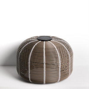 Lampa solara pentru exterior grej din metal 35 cm Garoina Kave Home