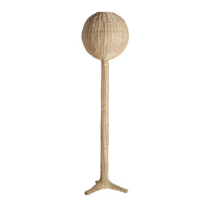 Lampadar maro din ratan 160 cm Eve Vical Home