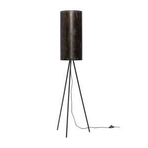 Lampadar negru din metal 130 cm Trio Hubsch