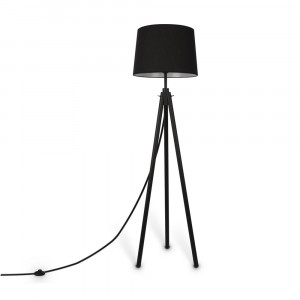 Lampadar negru din metal 162 cm Calvin Maytoni