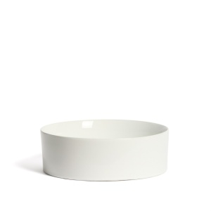Lavoar alb din ceramica Ovara Round Kave Home