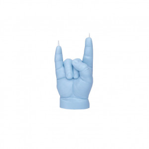 Lumanare albastra din ceara 11 cm Baby Rock Hand CandleHand