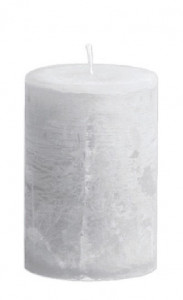 Lumanare gri din fibre naturale 15 cm Ludo LifeStyle Home Collection