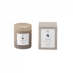 Lumanare parfumata din sticla 10 cm Lemon Verbena Illume x Bloomingville