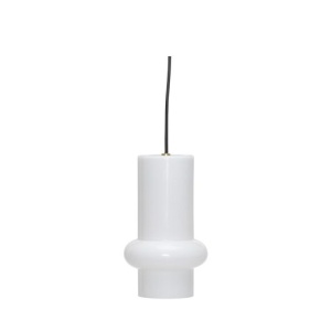 Lustra alba din metal Pilule Shiny Hubsch