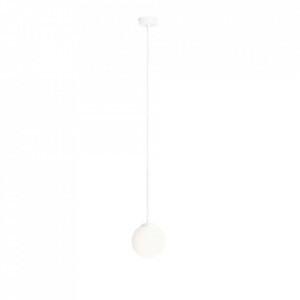 Lustra alba din sticla Bosso Quiet Object