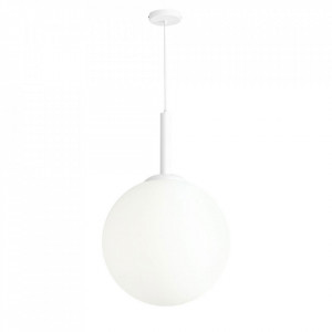 Lustra alba din sticla cu 3 becuri Bosso Quiet Object