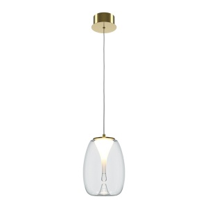 Lustra aurie din metal cu LED Splash Maytoni