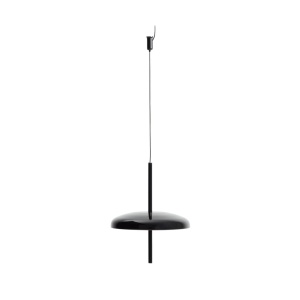 Lustra dimabila neagra din metal Porte Kave Home