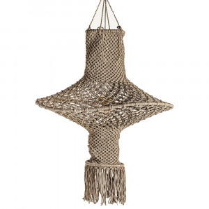 Lustra maro din textil India Bill Vical Home