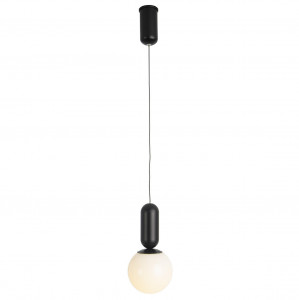 Lustra neagra/alba din metal Frageta Thai Natura