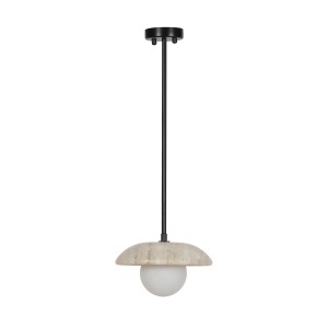 Lustra neagra/crem din metal Baxter Thai Natura