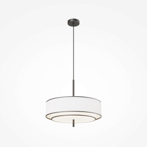 Lustra neagra din metal cu 5 becuri Bergamo Maytoni