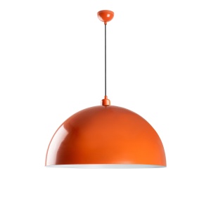 Lustra portocalie din metal Kure 236 The Home Collection
