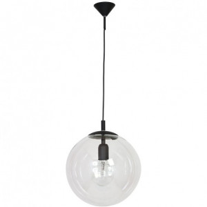 Lustra transparenta/neagra din metal Globus Quiet Object