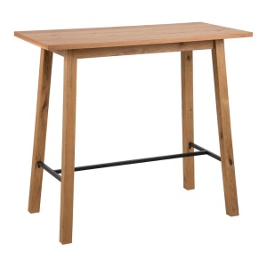 Masa bar maro/neagra din lemn 58x117 cm Chara Quiet Object