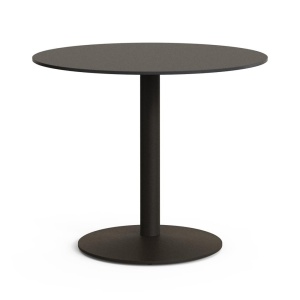 Masa bistro exterior verde din metal 90 cm Esilda Kave Home