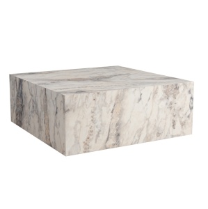 Masa de cafea alba 90x90 cm Prizma Nordure