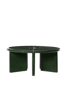 Masa de cafea exterior verde din ciment 80 cm Deya Ferm Living